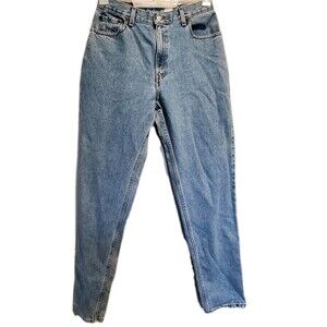 Levi 550 Jeans Womens Size 10mis High Rise‎ Blue Relaxed Fit Tapered Leg